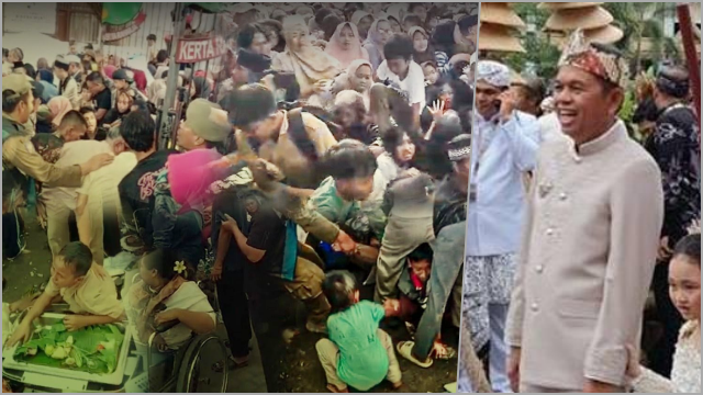 Syukuran Pesta Pernikahan Anak Dedi Mulyadi Berujung Maut, Tiga Warga Tewas Terinjak saat Berebut Makan