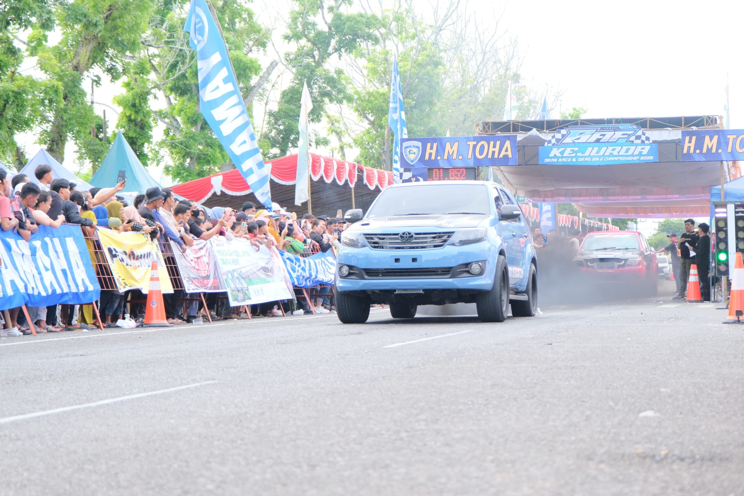 Muba Bergetar!, Mesin Mengaung- Ngaum di BAF Drag Race dan Drag Bike Putaran Kedua