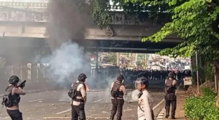 351 Massa Demo 25 Agustus Ditangkap, ada 196 Anak Berstatus Pelajar