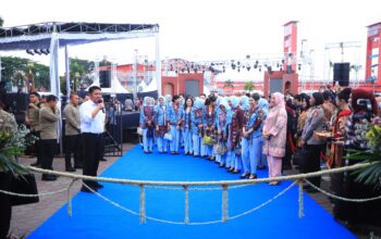 Pemnbukaan Sriwijaya Expo 2025 di Kawasan Ikonik Benteng Kuto Besak (BKB) Palembang
