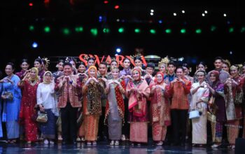 Kemilau Kain Tradisional Sumatera Selatan pada Swarna Songket Nusantara 2025