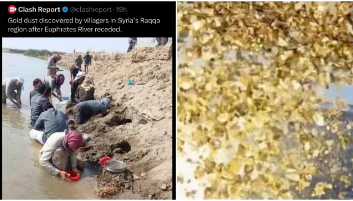 Heboh!  Kemunculan Bongkahan-Bongkahan ‘Emas’ di Sungai Eufrat dan Nubuat Hari Kiamat Nabi Muhammad SAW