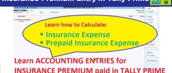Insurance Premium Under Which Head In Tally