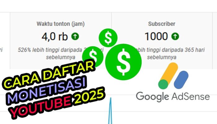 Cara Mudah Monetisasi Channel YouTube Terbaru