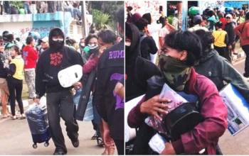 Massa Aksi Mulai Menjarah dan Membakar Gedung di Jakarta, Teriakan "Cair, cair, cair!" Menggema