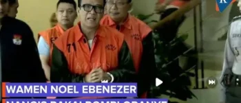 Resmi jadi Tersangka, Si Immanuel Ebenezer Nangis Pakai Rompi Oranye KPK