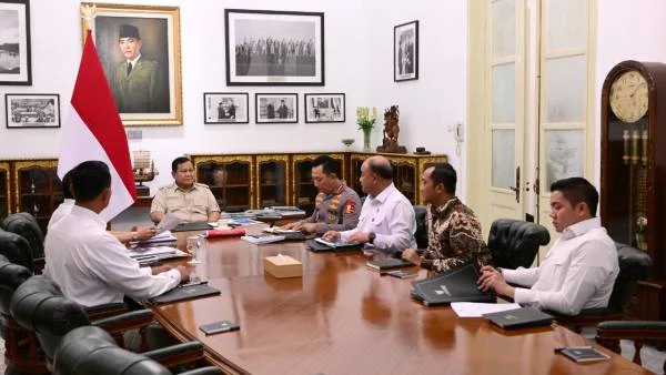 Presiden Prabowo Gelar Pertemuan Tertutup dengan Dasco, Kapolri hingga Kepala BIN, Bahas Apa?
