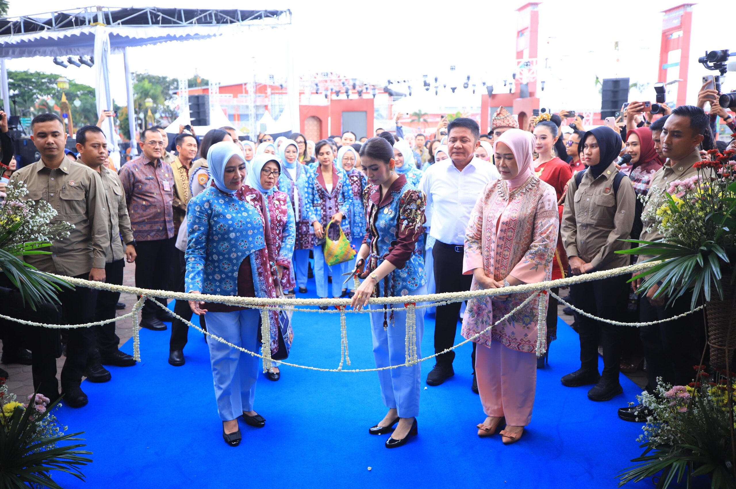 Pembukaan Sriwijaya Expo 2025 di Kawasan Ikonik Benteng Kuto Besak (BKB) Palembang