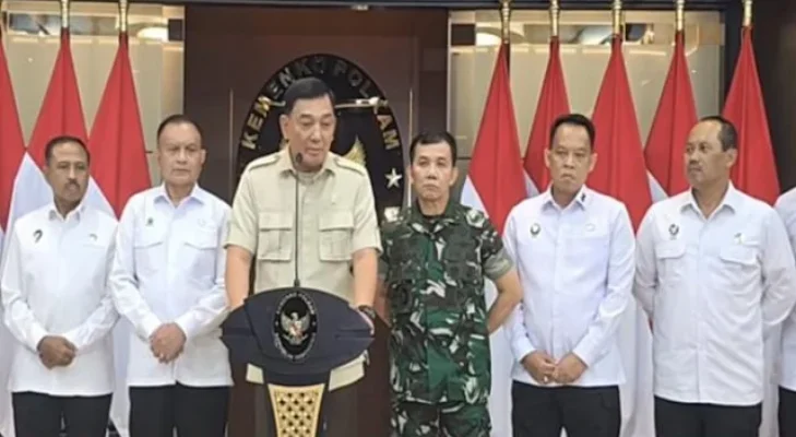 Gelar Rapat yang Perdana, Ini Arahan Menkopolkam Ad Interim Sjafrie Sjamsoeddin