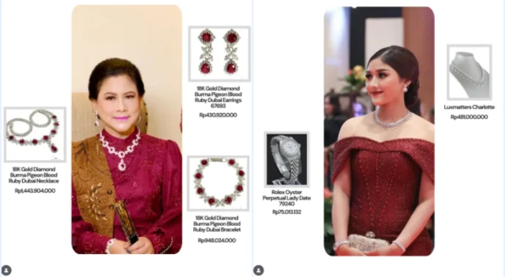 Kemewahan Perhiasan yang Dikenakan Istri dan Menantu Jokowi Dibongkar, Capai Miliaran Rupiah!