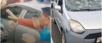 Pergoki sang Ayah Bawa Cewek, Anak Emosi Teriaki ‘Maling’, Mobil Hancur Diamuk Massa