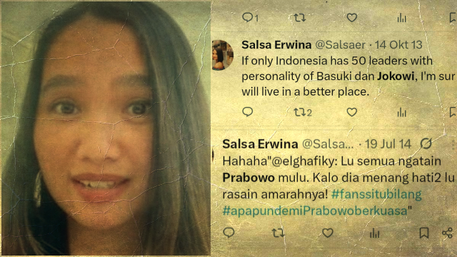 Salsa Erwina Disebut Termul, Video Jejak Digital Terungkap Dukung Jokowi dan Diskreditkan Prabowo