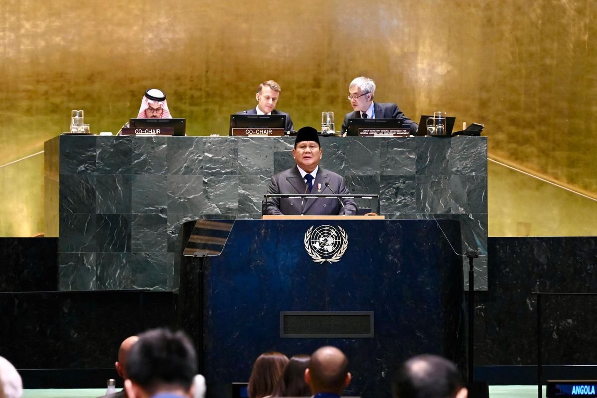 Mikrofon Presiden Prabowo Sempat Mati Saat Pidato di KTT PBB soal Palestina-Israel