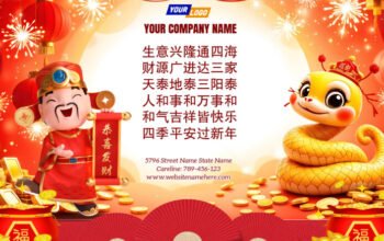 Chinese New Year Wishes Template