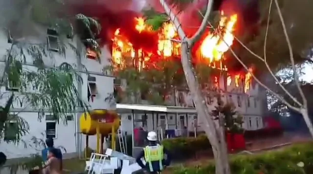 Hunian Pekerja Konstruksi di IKN Ludes "Dilahap si Jago Merah", Masyarakat Tidak Boleh Nge-Live TikTok