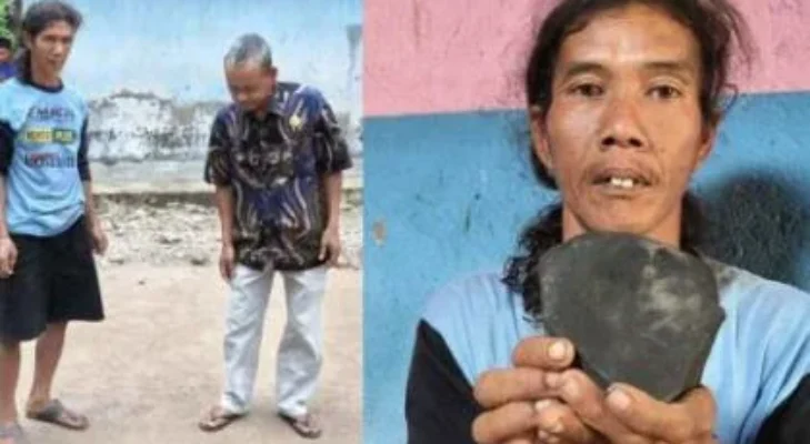 Gempar! Warga Tegal Temukan Batu Hitam Diduga Meteor, Begini Penampakannya