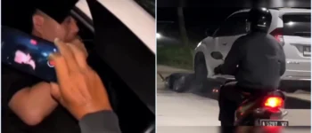 Parah!! Video Scoopy Terseret Mobil Pajero Sejauh 5 Km, Sopir Santai ‘Nyebat’ saat Dikepung Warga