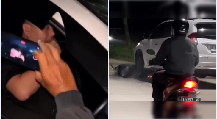 Parah!! Video Scoopy Terseret Mobil Pajero Sejauh 5 Km, Sopir Santai ‘Nyebat’ saat Dikepung Warga