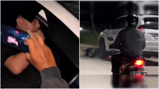 Parah!! Video Scoopy Terseret Mobil Pajero Sejauh 5 Km, Sopir Santai 'Nyebat' saat Dikepung Warga