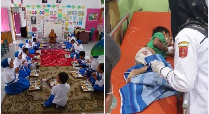 Puluhan Murid TK dan SD di Agam Sumatera Barat Diduga Keracunan Usai Santap MBG