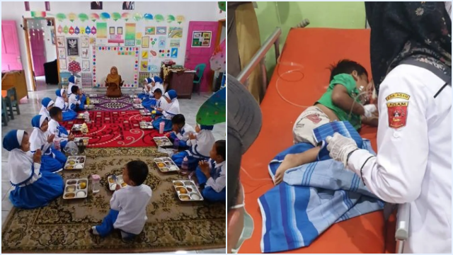 Puluhan Murid TK dan SD di Agam Sumatera Barat Diduga Keracunan Usai Santap MBG