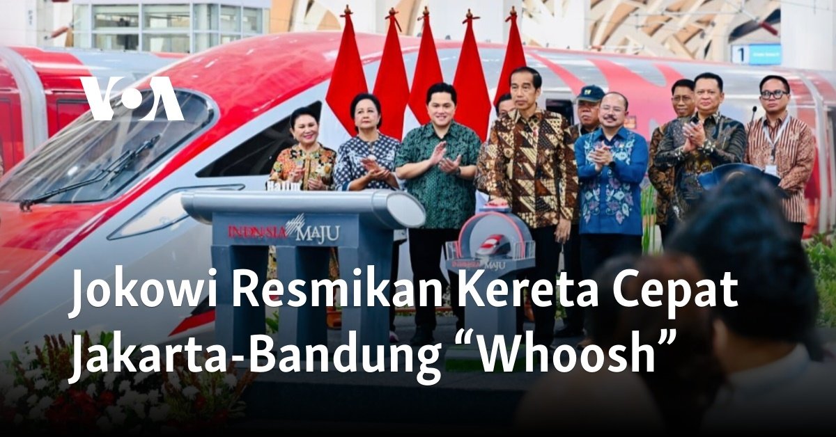 Kereta Cepat Whoosh Jakarta-Bandung Ancam Masa Depan Kedaulatan Negara Indonesia