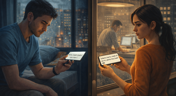 Jarak yang Belajar Menunggu