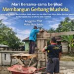 Dari Pena ke Aksi, PWI Muba Bangun Fasilitas Ibadah