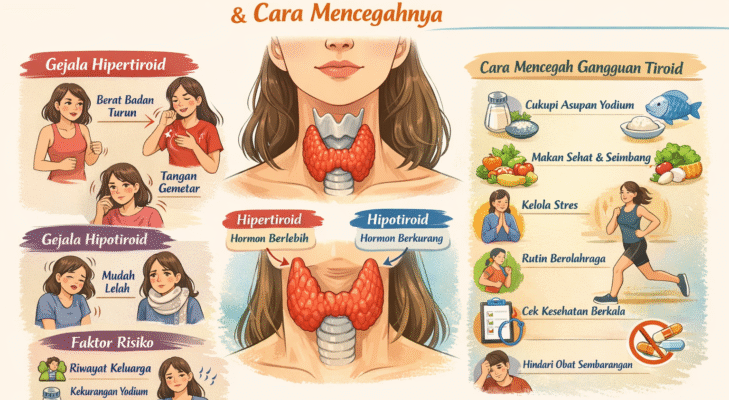 Mengenal Ciri-Ciri Gangguan Tiroid dan Cara Mencegahnya