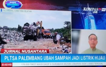 Wawancara di Kompas TV, Ratu Dewa Targetkan Sampah Palembang Berkurang 30 Persen