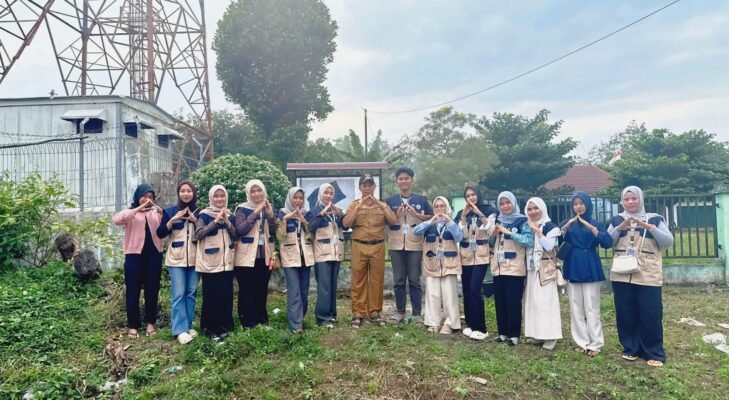 KKN UIN Raden Fatah Kelompok 74 Resmikan Denah Desa sebagai Pusat Informasi Publik