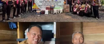 Gerak Cepat Pramuka SMA Negeri 3 Pagar Alam, Himpun Dana dan Bantu Korban Kebakaran di Muara Tenang