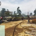 Penyulingan Minyak Ilegal Terbakar di Desa Keban I Muba, Polisi Tetapkan Pemiliknya sebagai Tersangka