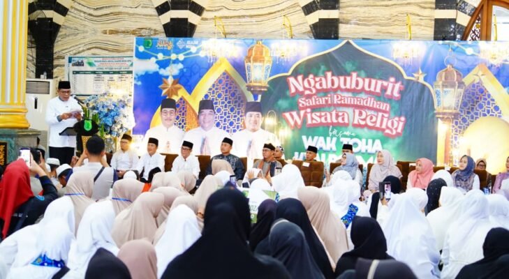 Ngabuburit Penuh Makna di Masjid Raya Abdul Kadim, M Toha Tohet Hadirkan Bazar, Lomba, dan Santunan Sosial