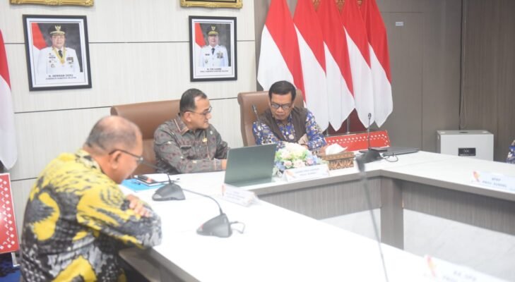 Sekda Edward Candra Koordinasikan Program Kerja Tim Percepatan Pembangunan Flyover di Kabupaten Muara Enim