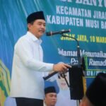 Wabup Muba Abdur Rohman Husen Hadiri Safari Ramadhan di Jirak Jaya, Serukan Pembangunan dan Kerukunan di Tengah Efisiensi Anggaran