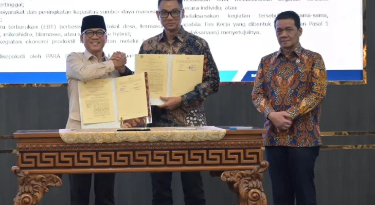 Penandatanganan MoU PLN–Kemendes PDT Jadi Langkah Nyata Transformasi Desa Mandiri Berbasis Energi dan Pemberdayaan Masyarakat