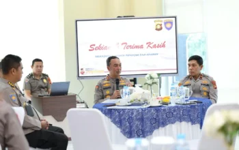 Anev Kinerja Jadi Instrumen Strategis, Kapolda Sumsel Tekankan Perencanaan Terstruktur dan Berbasis Data