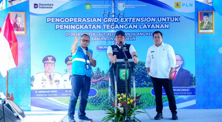 Kolaborasi Pemprov Sumsel dan PLN Berbuah Nyata, Jaringan Grid Extension di Banyuasin Hadirkan Listrik Lebih Stabil bagi Masyarakat