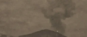 Dini Hari yang Mencekam di Pagar Alam, Gunung Dempo Erupsi dengan Kolom Abu Tinggi dan Getaran Signifikan