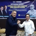 Firdaus Komar Resmi Pimpin JMSI Sumsel, Fokus Penguatan Media Siber