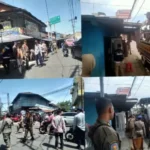 Satpol PP OKU Selatan Lakukan Penindakan PKL Membandel, Lapak di Trotoar dan Badan Jalan Ditertibkan