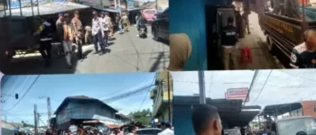 Satpol PP OKU Selatan Lakukan Penindakan PKL Membandel, Lapak di Trotoar dan Badan Jalan Ditertibkan