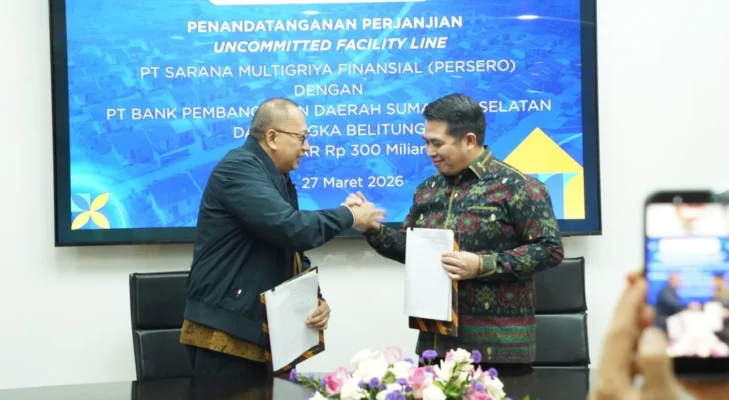 Dorong Pembiayaan Perumahan Berkelanjutan, Bank Sumsel Babel dan SMF Sepakati Fasilitas Pendanaan Rp300 Miliar