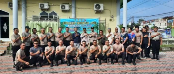 Polres Prabumulih Turun Langsung Bersihkan Masjid Nursalimah, Wujud Komitmen Polda Sumsel Dukung Program Nasional