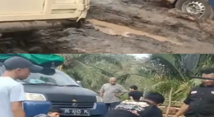 Ketua PWRI PALI Keluhkan Kondisi Jalan Pasca Perbaikan Box Culvert, Banyak Kendaraan Terjebak di Jalur Berlumpur