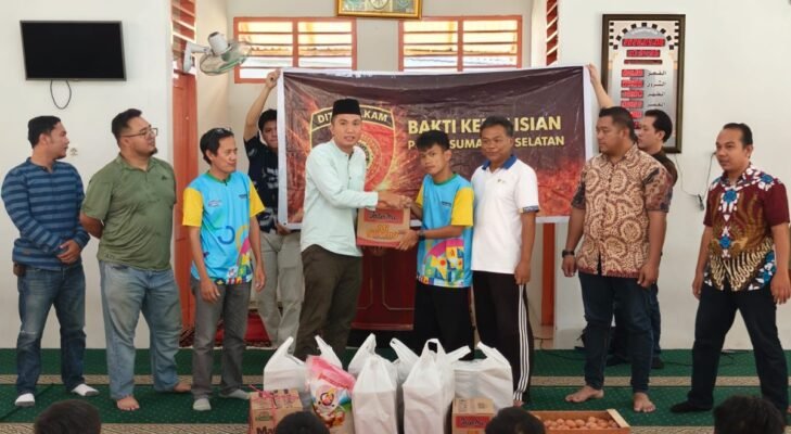 Dit Intelkam Polda Sumsel Laksanakan Aksi Sosial untuk Warga Binaan Disabilitas