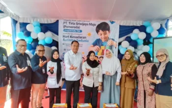 Peringati Hari Kesadaran Autisme Sedunia, PT Tirta Sriwijaya Maju (Perseroda) Gelar Aksi Sosial di SLB Autis Talang Kelapa