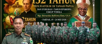 Dandim 1803/Fakfak Tegaskan Komitmen Jaga Keamanan, Perayaan 132 Tahun Misi Katolik di Fakfak Berlangsung Kondusif