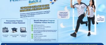 Pelatihan Vokasi Nasional 2026 Batch 2 Dibuka, Gratis Biaya hingga Dapat Sertifikat BNSP